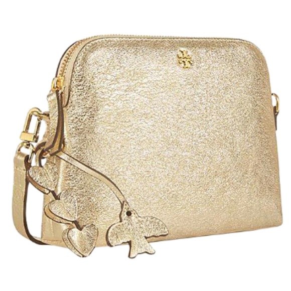 Tory Burch Peace Metallic Gold Crossbody bag - Picture 2 of 2